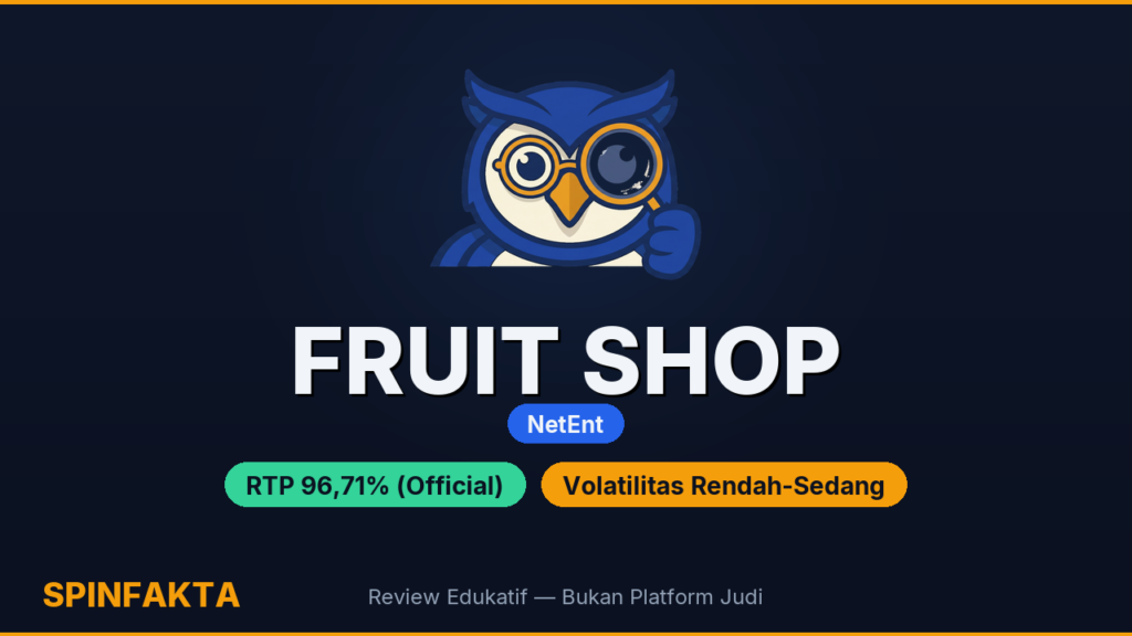 Fruit Shop: NetEnt — Cek Fakta RTP 96,71% & Max Win 800x