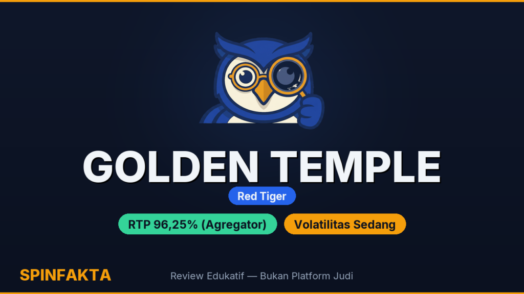 Golden Temple: Red Tiger — Cek Fakta RTP 96,25% & Max Win 1.000x