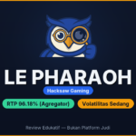 Le Pharaoh Hacksaw Gaming: Slot Mesir 15.000x dengan Sticky Redrop — RTP, Mekanik Clover, dan Mitos yang Diluruskan