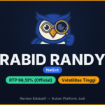 Rabid Randy: NetEnt — Cek Fakta RTP 96,13% & Max Win 1.200x