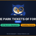 Theme Park Tickets of Fortune: NetEnt — Cek Fakta RTP 96,52%