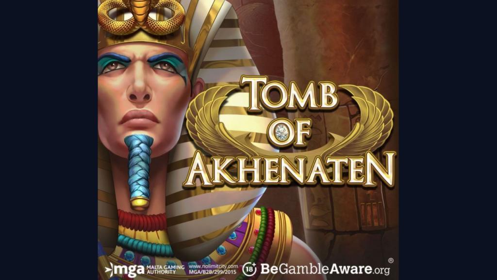 Tomb of Akhenaten: Nolimit City — RTP default 94,12% (rentang multi-konfigurasi, tier tertinggi 96,45%), 243 ways, max win 26.261x — Cek Fakta SpinFakta