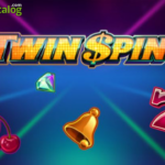 Twin Spin: NetEnt — RTP 96,56% (agregator), 243 cara menang, tema klasik buah modern — Cek Fakta SpinFakta