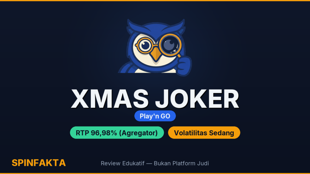 Xmas Joker: Play’n GO — Cek Fakta RTP & Max Win 6.020x